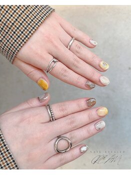 クリーム(Nail Atelier CREAM)/お持ち込みdesign☆