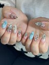 ヒョウ柄ネイル