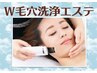 【毛穴洗浄エステ】毛穴吸引&スクライバー&クレイパック30分￥4950→￥3300
