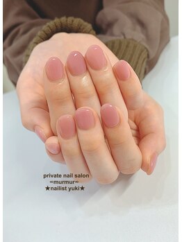 プライベート ネイルサロン マーマ(murmur)/ワンカラーネイル