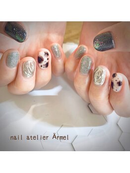 ネイルアトリエ エルメル(nail atelier Armel)/アニマル&ミラー