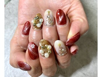 ネイルアンドアイラッシュ シヴァ(Siva)/クリスマスネイル