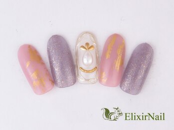 エリクサーネイル 五反田(Elixir Nail)/定額a シンプル/クーポン使用