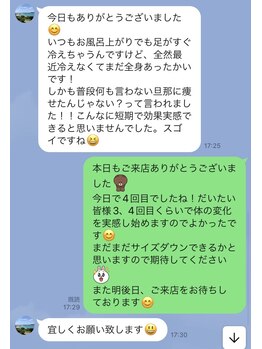 ヨサパーク リボーン(YOSA PARK Reborn)/お客様のお声【駒込/痩身】