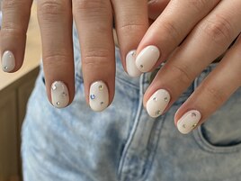 こっくりホワイト×ストーン