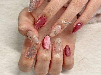 モアナ(Moana)/【スカルプ】マグネット×リボン