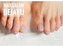 デジャヴ(Dejavu)/ラメフットネイル
