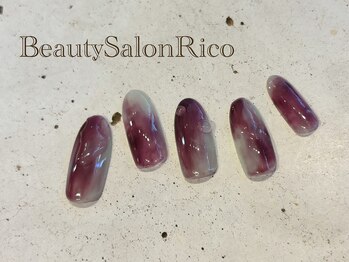 ビューティーサロン リコ(BeautySalon Rico)/巨峰ネイル