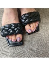 エイム(Aim)/【フット】ラメワンカラー