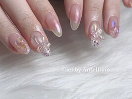 うるみオーロラピンクネイル