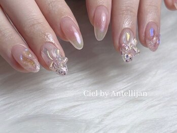 シエル バイ アンテリジャン(Ciel By Antellijan)/うるみオーロラピンクネイル