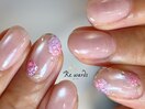 紫陽花ネイル