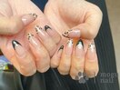レオパードネイル/フレンチ
