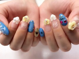 デニム×フラワー☆