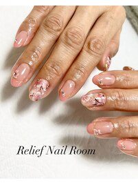 フラワーネイル