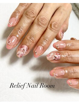 リリーフネイルルーム(RELiEF NAiL ROOM)/フラワーネイル