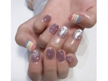 クリスタルネイルサロン(Crystal Nail)/虹水滴ネイル