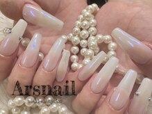 アルスネイル(Ars nail)/ホワイトオーロラネイル