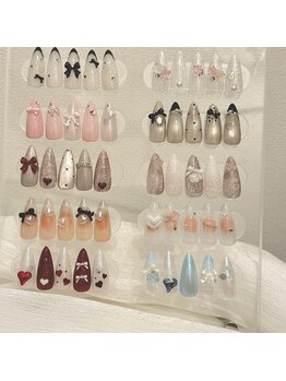 Nailsalon Mofume【ワンホン/パラジェル&フィルイン】の写真/イベントや特別な日には指先を華やかに♪毎日の気分もUP☆あなただけの指先に、持ち込みdesign・OK◎
