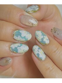 フラワー　マグネット