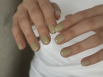 リノ 大阪本町店(lino)/ワンカラーネイル【4.18】