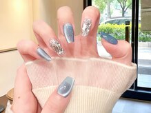 トレンドネイルスタジオ(Trend Nail Studio)/マグネットワンカラー長さだし