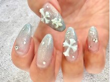 ネイルアイラッシュサロン ジョアアンジェ 難波店(joie ange)/クロムハーツネイル　