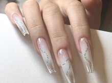 センスネイル 北千住店(Sense Nail)/冬のスノーホワイトネイル