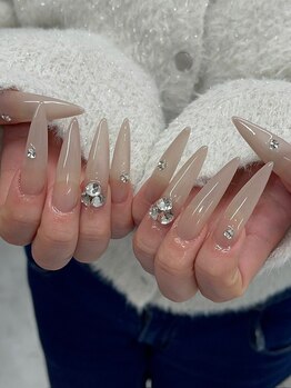NAIL STUDIO UZU 有田店/ロングワンカラーネイル