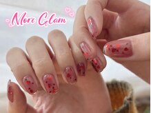 モアグラム 池袋東口店(More Glam)/ハートネイル　ハートホログラム