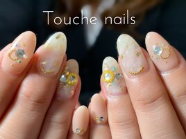 キラキラニュアンスネイル