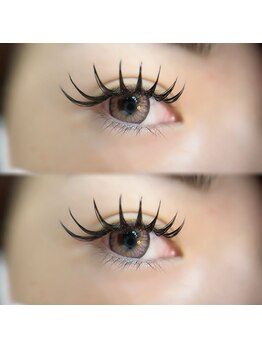 ミリューヘアスタジオ(Milieu hair studio)/目尻長めのタレ目風デザイン