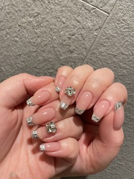 ユミネイル(U Mi Nail)/ガラスフレンチ