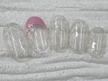 ハニービービー(Honey Bee Bee)/フレンチ春ネイル