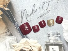 シエル ネイルズ(CIEL NAILS)/11月 フット ワンカラー2