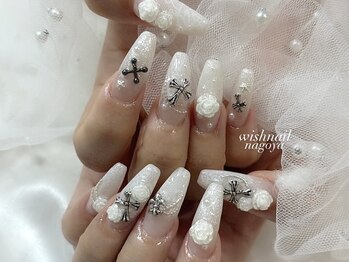 ウィッシュネイル 名古屋店(Ｗish Ｎail)の写真/【スカルプ■90分アートし放題12000円(オフ/ケア込)※写真】自爪にコンプレックスがある方にも◎矢場町/栄