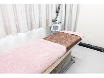 毛穴/シミ/フェイシャル/ララピール【錦糸町ビューティークリニック】美容医療提携/【施術室】個室