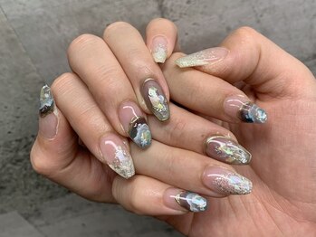 イビズ 新宿店(eviz)/塗りかけネイル