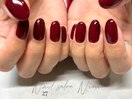 トレンドのボルドーネイル