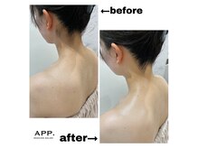 アプ(APP.)の雰囲気（もみあげ・耳周り・首周りなど細かい所も◎(シェービング/小顔)）