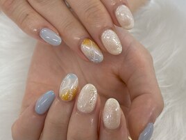 【山崎】大理石ネイル