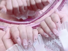 【Akari】ピンクネイル