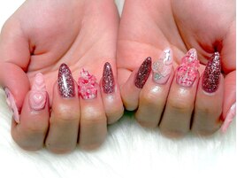 ツイードネイル/キルティング/冬