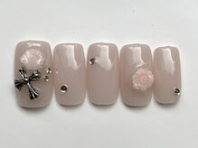 ジェミーネイル イケブクロ(Jemiy nail ikebukuro)/ピンクローズクロム¥8500
