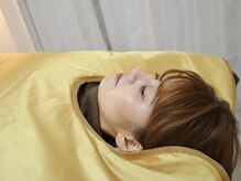 リンパケア専門サロン 銀座店/温熱マットで全身をほぐす♪