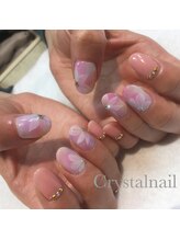 クリスタルネイル ボンベルタ橘店(CRYSTAL NAIL)/フラワーネイル