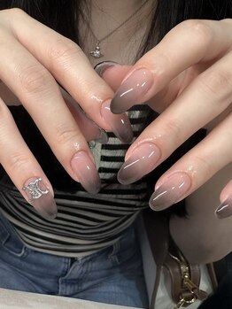 クリア(Clear)/黒グラデ♪