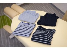 にのみや整体院/お着替えもご用意しています！