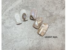 グラントネイル 和歌山店(GRANT NAIL)/白ベッコウニュアンス！