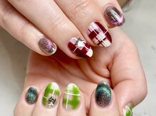 ビオトーププラス 銀座本店(bio tope+)/チェックネイル　銀座フィルイン